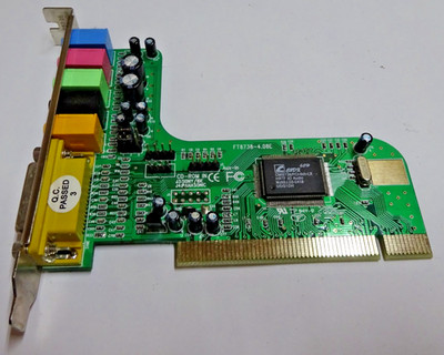 Cmedia CMI8738/PCI-6ch Soundkarte 3D AUDIO BOARD ST Lab SCCME8738LX-2 G#GK10864