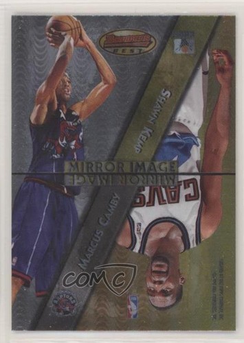 Shawn Kemp, Marcus Camby, Tim Duncan, David Robinson #MI6 — 1997 Bowman's Best Mirror Image basketball card