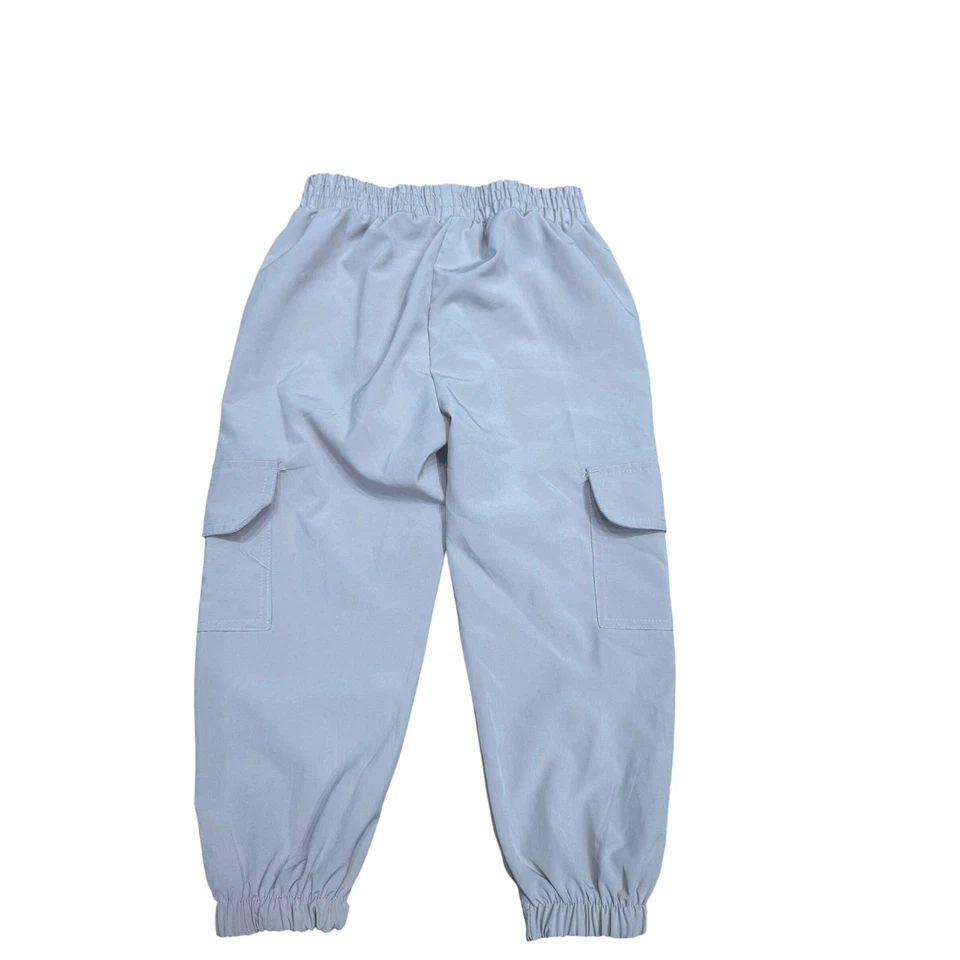 Pantalones cargo Reebok niños niñas lila talla 5T elásticos cintura bolsillos atletismo Foto 2 de 3