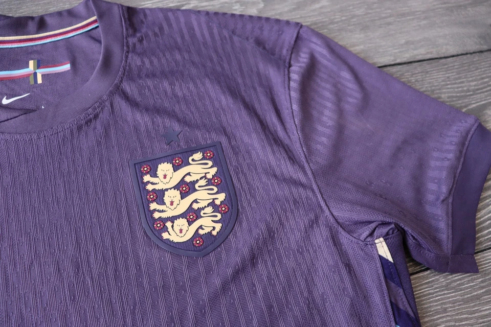 NIKE ADV ENGLAND 2024 AWAY SHIRT FOOTBALL SOCCER JERSEY PLAYERS ISSUE MENS LARGE - Image 3 of 4