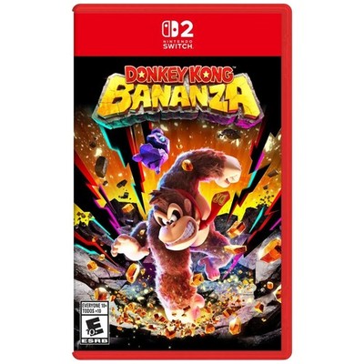 Nintendo Switch 2 Donkey Kong Bananza game and case