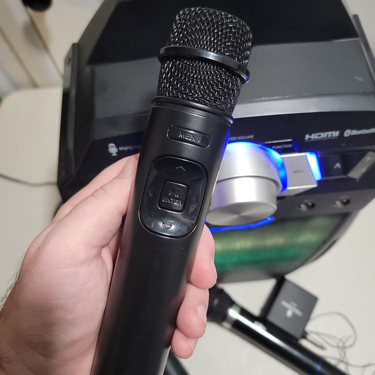 VIBE Singing Machine SDL366 Bluetooth Karaoke Speaker With 3 Mics