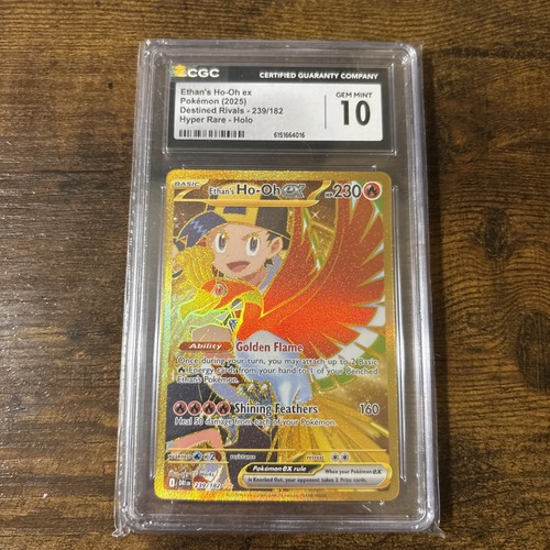 Ethan's Ho-Oh ex graded CGC 10 for sale on eBay