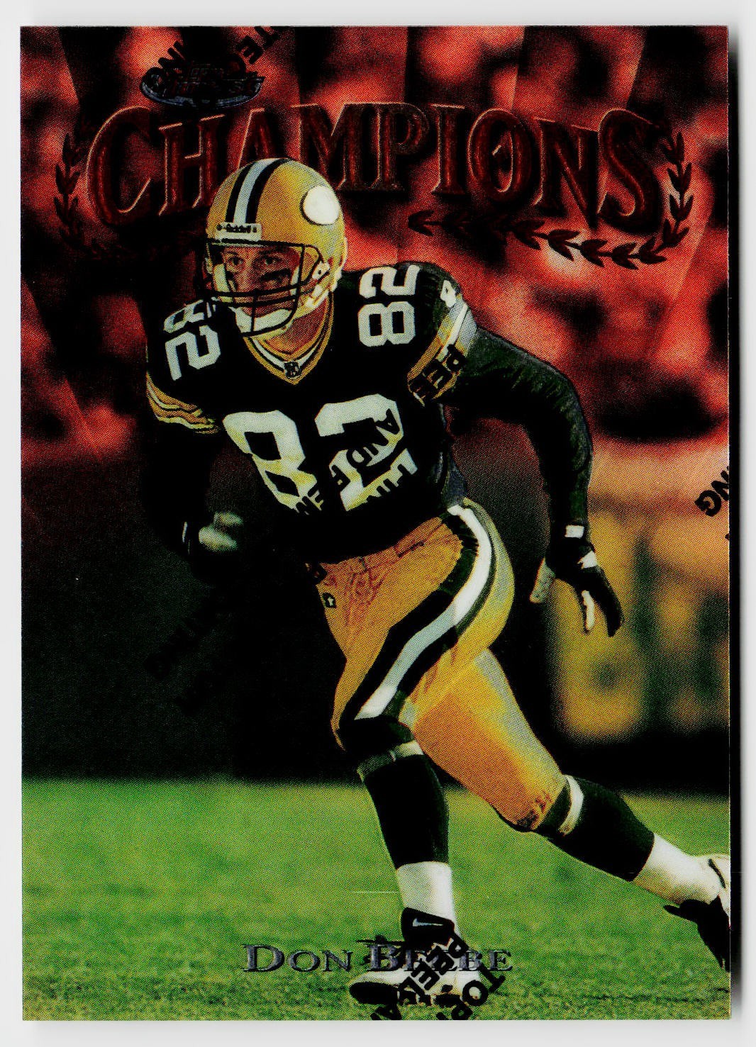 1997 Topps Finest Don Beebe #212 Champions