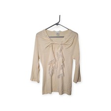 Womens Victorian style Oscar De La Renta crem...