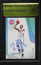 BAS 2018-19 Panini Status Reggie Jackson #6 Seal of Authenticity Auto 3c7