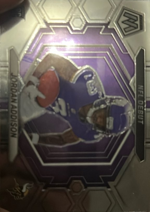 2023 Panini Mosaic #ND-14 Jordan Addison Honeycomb