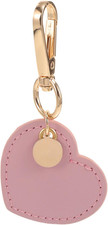 Leather Heart Shape Keychain Cute Keyring Valentine Gift Bag Charm Key Fob