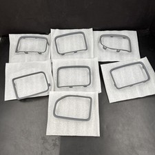 21-23 Jeep Grand Cherokee Front Radiator Grille Trim Rings Kit Mopar Oem 21-23 Jeep Grand Cherokee Front Radiator Grille Trim Rings Kit Mopar Oem