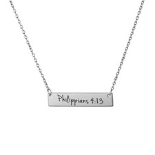 Inspirational Necklaces for Women Encouragement Gifts for Her Bible Verse Engrav