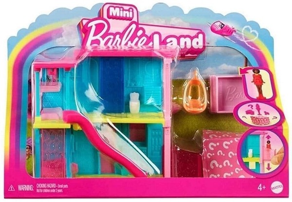 Mini Barbieland Spielset Villa Mit Figur | Barbie Mini Haus | Ab 4 Jahren | Matt-image