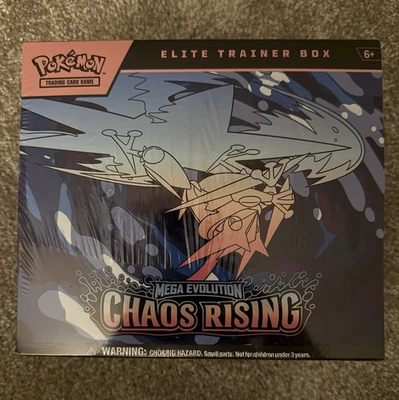 Pokémon TCG Mega Evolution—Chaos Rising Elite Trainer Box 40 Cards Age 6+ - Image 1 of 4