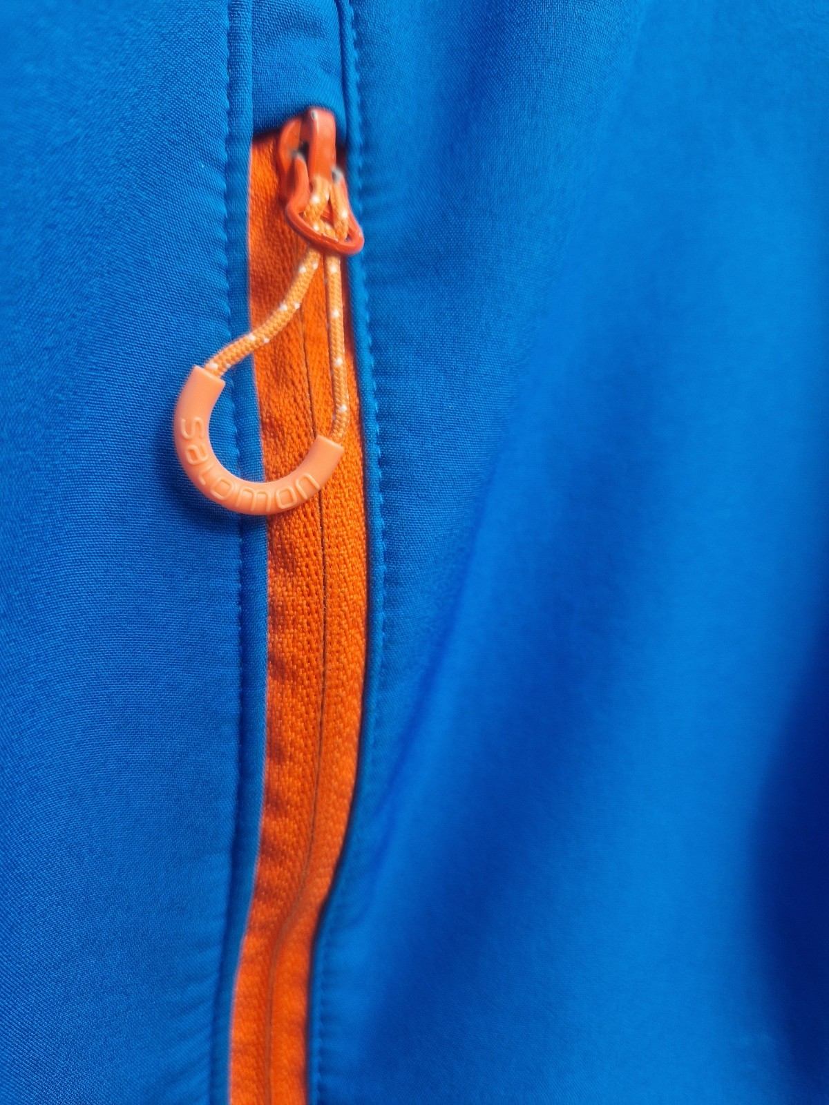 SALOMON Giacca con cappuccio Soloman Gtx Acti Lite blu foderata in pile Uk Xl è una vestibilità slim Gc