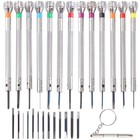 13 Pieces Watch Screwdriver Jeweler Watch Screwdriver Set 0620 mm with