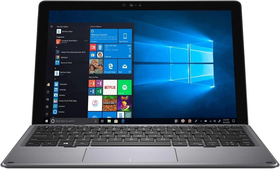 12" DELL Laptop/Tablet PC: Intel i5 Quad Core! 8GB RAM! 256GB SSD! Windows 11! - Image 3 of 4