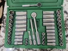 SK 94547-12 3/8" 47 Piece 12 Pt Standard & Deep Metric & SAE Socket Set