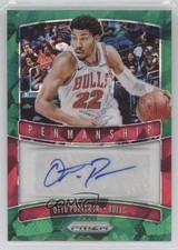 2019-20 Panini Prizm Penmanship Green Ice 4/16 Otto Porter Jr #PM-OPJ Auto 1u6