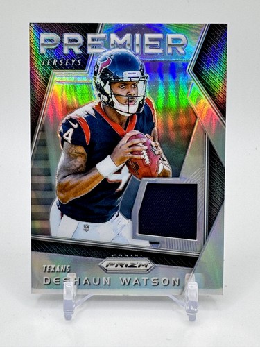 Deshaun Watson #34 2017 Panini Prizm Premier Jersey card