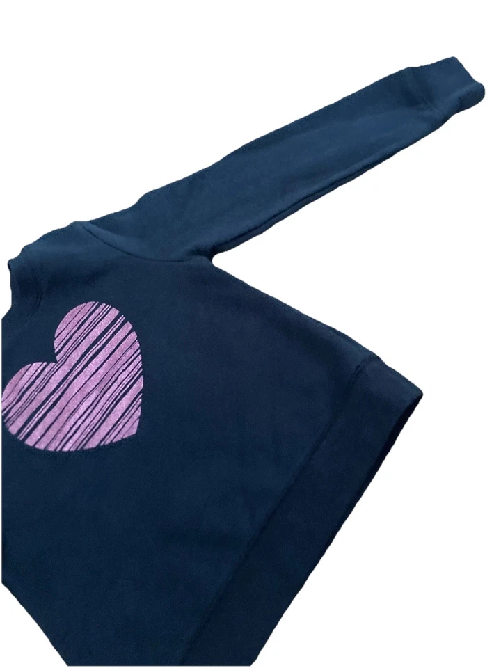 Suéter Pullover Circo Negro Rosa Corazón Brillante Niñas Talla 5T Foto 4 de 4