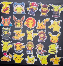 x4 100 Piece Pikachu Stickers Pokemon Sticker Pack Decal Bulk Lot 400pc FASTSHIP