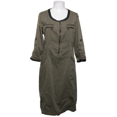 Cream, Kleid, Größe: 40, Grün, Baumwolle/Elasthan, Einfarbig, Damen #aPM