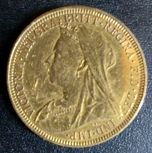 1894 Victoria Gold Sovereign — photo from the most recent tracked eBay sale