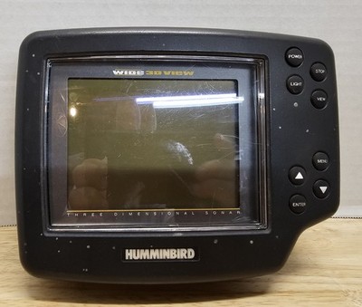 Hummingbird Wide 3D  View Depth Finder, Head Unit, Untested, Parts or Repair E