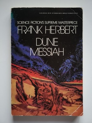 1982 DUNE MESSIAH BERKLEY TRADE EDITION PAPERBACK FRANK HERBERT