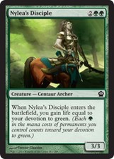 Nylea's Disciple Light Play, English Magic the Gathering MTG Theros
