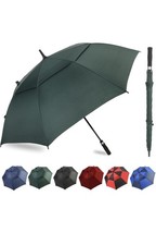 Automatic Open Golf Umbrella, 54 inch Extra Large Oversize Double Ca...