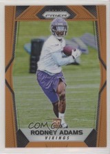 2017 Panini Prizm Rookies Orange Prizm 175/275 Rodney Adams #228 0nr3