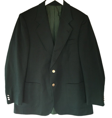 Vintage Westbury Mens Green Sports Jacket 44 Blazer Boating Umpire Smart