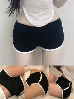 Freizeit Sommer Damen Sport Shorts Atmungsaktiv Stoff Medium Stretch Komfort