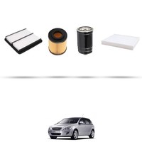 Hoffcar Wartungsset - 4 Filter Kompatibel Mit Kia Cee D (Ed) 2.0 Crdi 103KW D