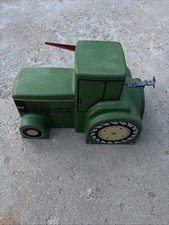Vintage John Deere Tractor Mailbox Fiberglass / Metal 7550