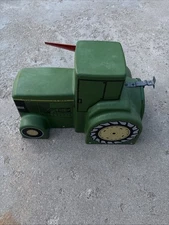 Vintage John Deere Tractor Mailbox Fiberglass / Metal 7550