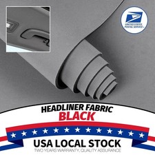 Gray Headliner Fabric Material W/Foam Backing for Auto/SUV/RV Interior Repair
