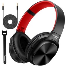 Studio Headphones with Microphone Over Ear Stereo Monitoring Closed Headphone...