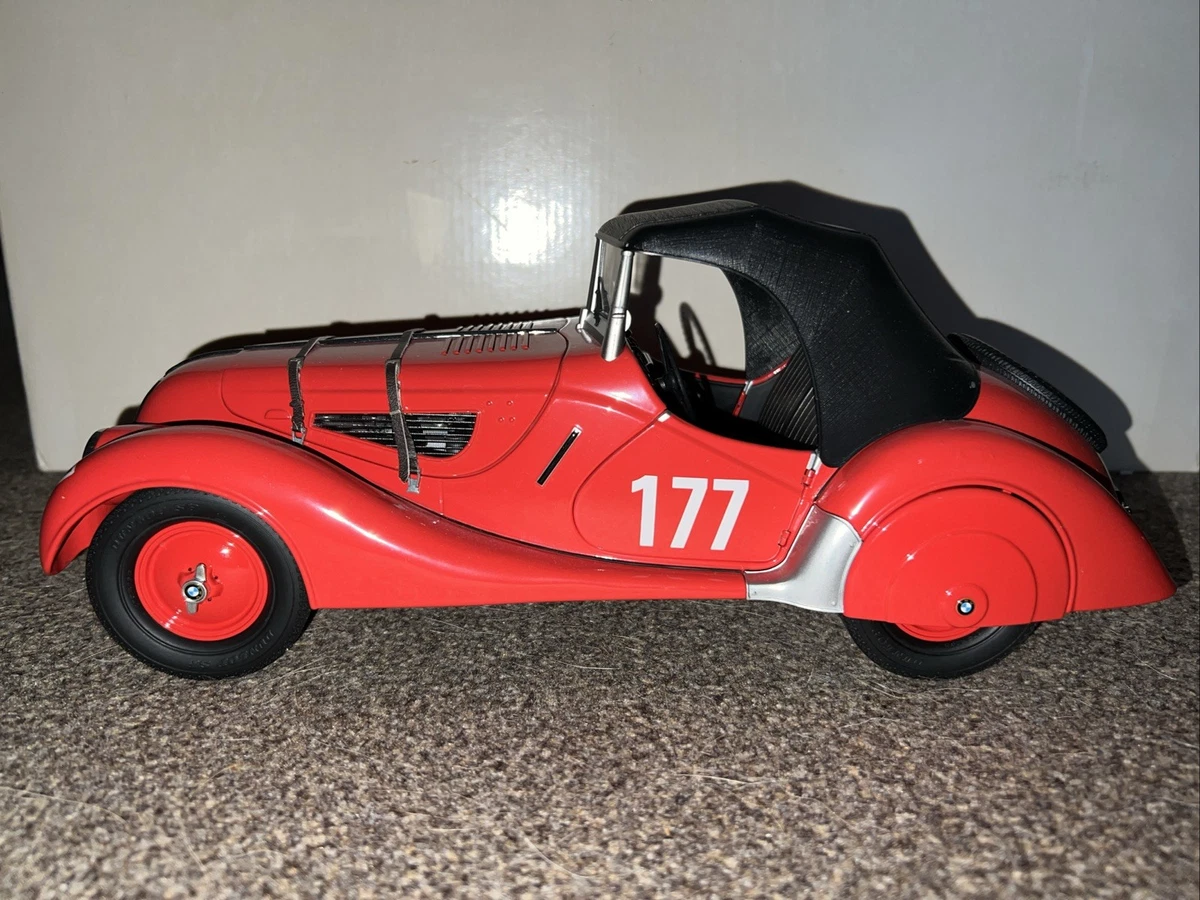 051 PREMIUM CLASSIXXS 1/12-1936 BMW 328 GREY WITH RED INTERIOR -A STUNNER! | #483292935