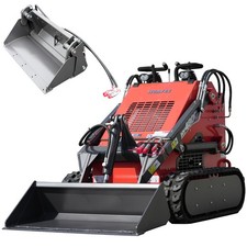 HY480C FREE SHIP/unloading Mini Skid Steer Loader 23HP EPA Engine+4-IN-1 BUCKET