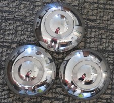 Vtg 1956 1957 1958 Dodge D100 D200 Pickup Truck 10 Dog Dish Poverty Hubcaps Vtg 1956 1957 1958 Dodge D100 D200 Pickup Truck 10 Dog Dish Poverty Hubcaps