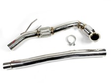 Downpipe Edelstahl 3" /  76mm + 200 Zellen Kat für Audi A3 8V1 Golf VII R 5G1