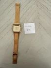 Vintage Timex Analog and Digital Gold Tone Watch