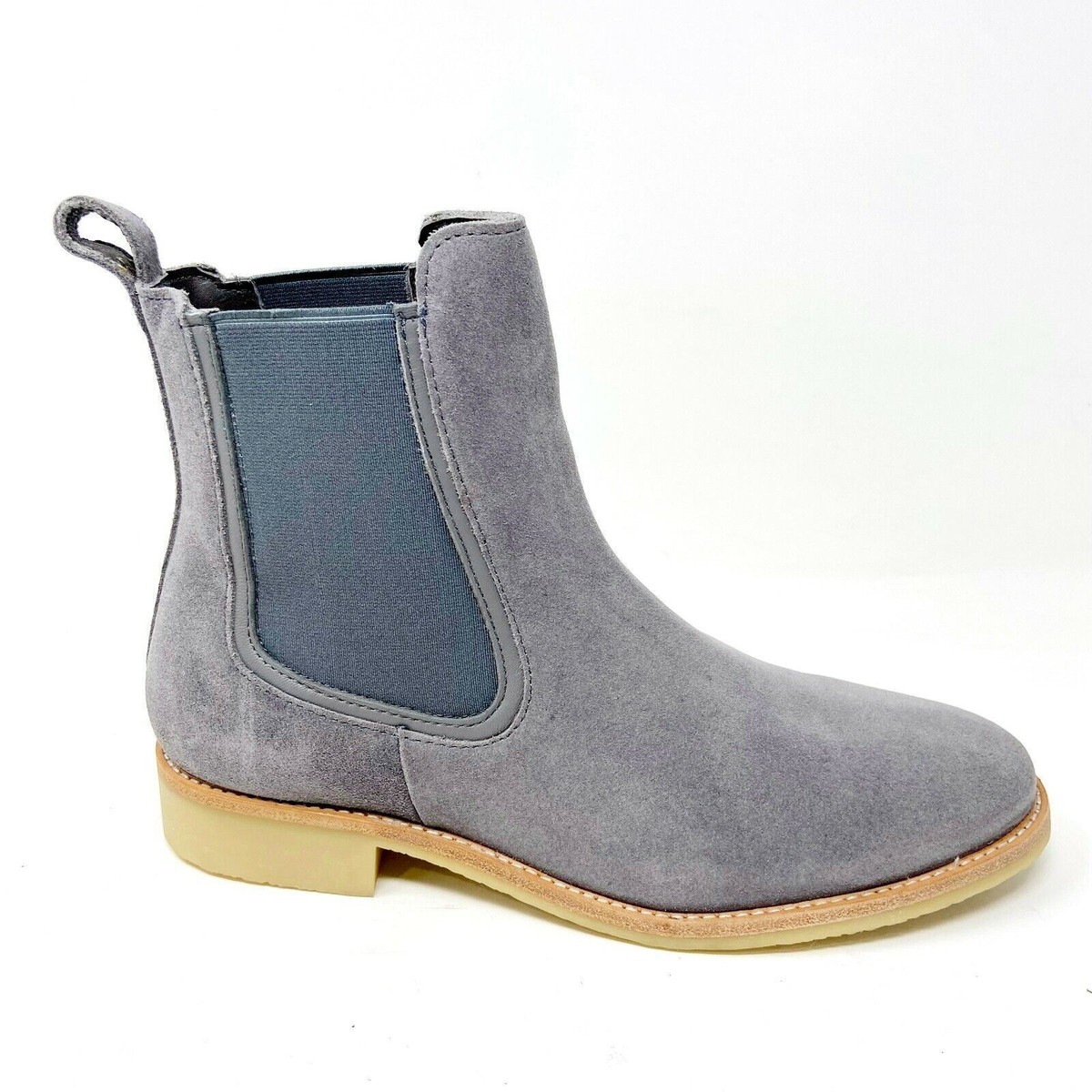 Thursday Boot Co Grey Suede Duchess Womens Ankle Chelsea Boots