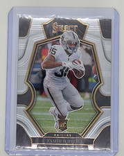 2022 Panini Select Zamir White Rookie Card - Las Vegas Raiders. rookie card picture