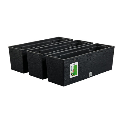 3er Pack FURU CASE Blumentopf DFC600 in Anthrazit