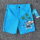 Garanimals 365 Kids Boys Shorts 4T Blue Sharks Kids Adjustable Waist NWT — photo 1