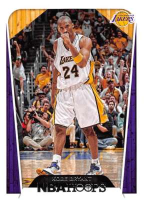 2018-19 Panini Hoops #296 Kobe Bryant Los Angeles Lakers