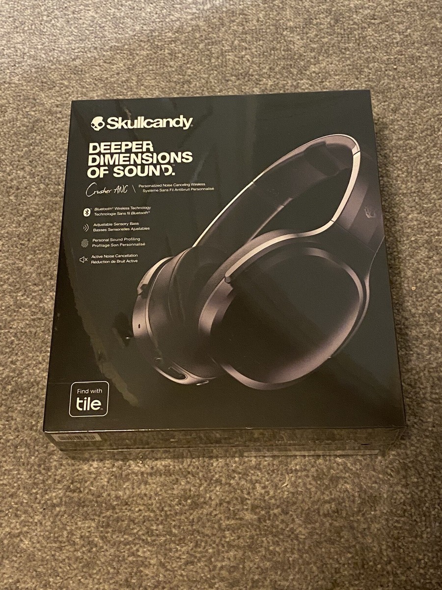 Buy Skullcandy Crusher ANC Bluetooth Over-Ear Headphones - Black