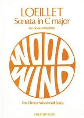 Jean-Baptiste Loeillet Sonata in C Maj for Oboe and Piano Sheet Music 014019343